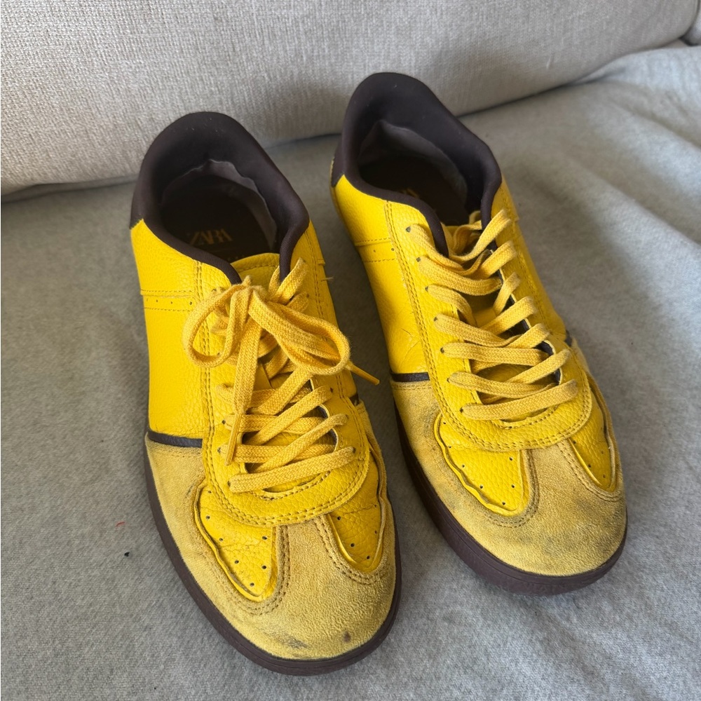 Zara Yellow Sneakers